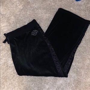 Harley-Davidson velour active wear